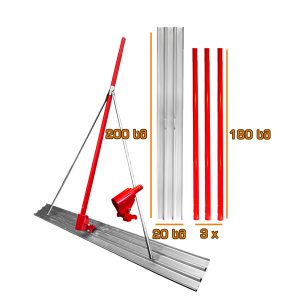 ბეტონის სასწორებელი შვაბრა DMZL200 რედუქტორით