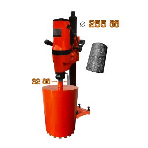 რკინა-ბეტონის საბურღი Z1ZCF255 255mm სპილენძის ძრავით და ძაბვის დამცავი მექანიზმით